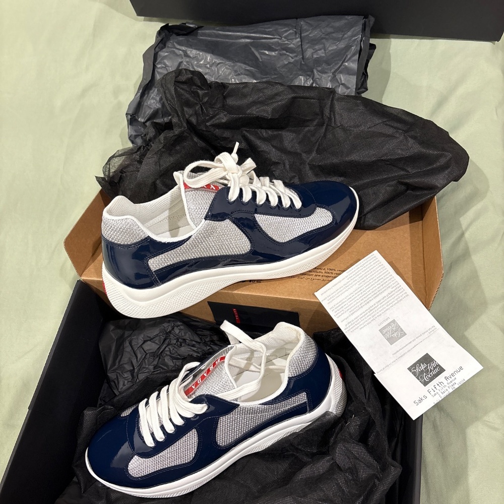 Prada America's Cup biker fabric sneakers - Picture 8 of 8